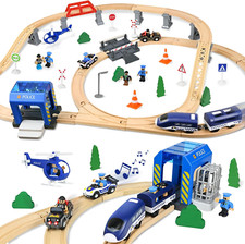 Set Treno Di Legno per