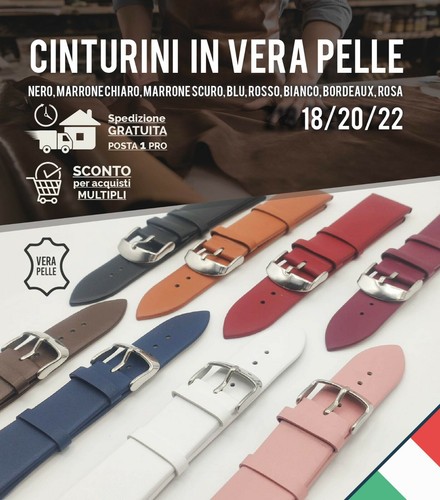 Cinturino orologio pelle 18 - cinturino,