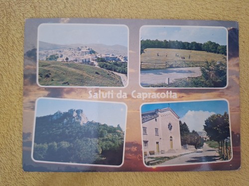 Cartolina capracotta - capracotta, (isernia)