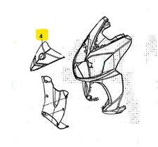 CARENA COPERCHIO SCUDO