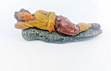 STATUINA PRESEPE CONTADINO A RIPOSO CONFALONIERI FONTANINI NARDI