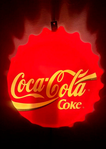 Insegna luminosa tappo coca - insegna,
