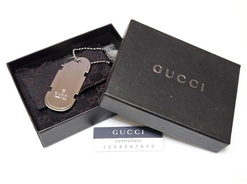 Gucci targhetta per cani con - gucci,