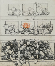 CALISTO GRITTI: Incisione Acquaforte 70x50, Firmata, Numerata, Datata. STUPENDA!