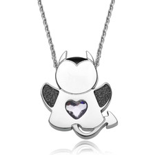 SAGAPO SNG08 Collana Donna Angel Or Devil in Acciaio - Retail price € 34,00 