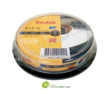 10 Blu-ray KODAK vuoti BD-R