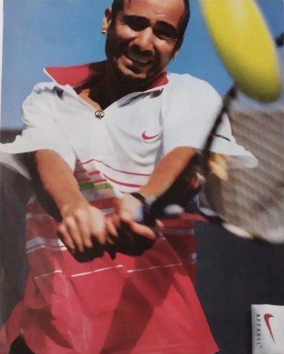 Maglia tennis nike andre - nike,