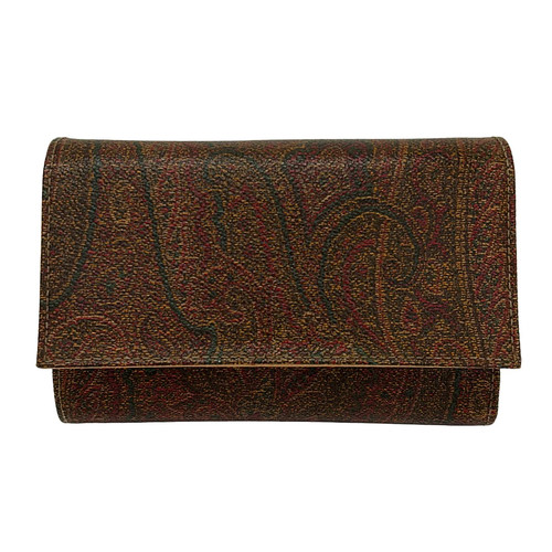 Portafoglio etro marrone scuro - etro,