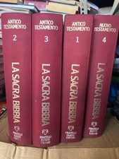 La sacra Bibbia tavole di Gustave doré 4 vol. fratelli fabbri editori