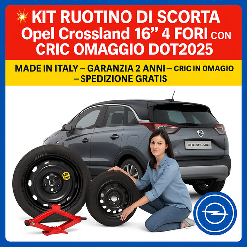 Ruotino scorta opel - 16",