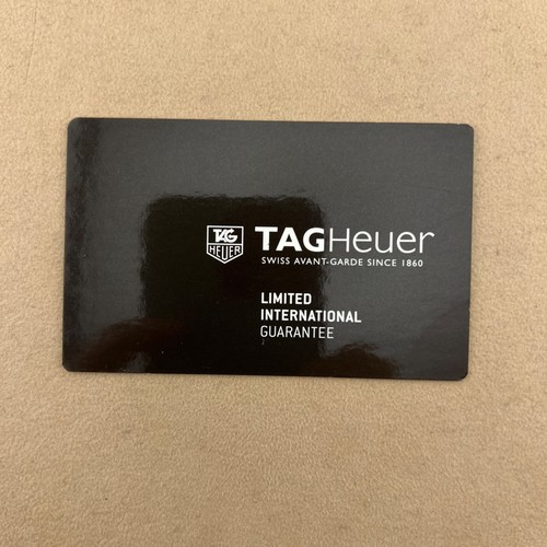 Tag heuer genuine warranty - heuer,