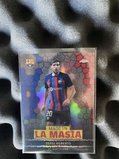 Inserto TOPPS Cromato 2022-23 FC Barcelona Made in La Masia LA-9 Sergi Roberto #