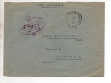 1951:  BUSTA NON AFFRANCATA DA BRESCELLO (ZONA ALLUVIONATA)