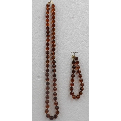 Set collana bracciale con - e,