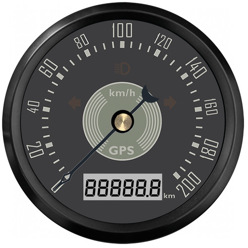 85mm tachimetro gps classico - 85mm,