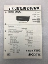 Sony STR-DB830/DB930/V929X
