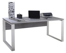 Scrivania Disegno cm 170x80x74.5 con gambe metallo bianco SR4816 L170h74.50p80