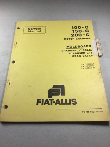 Fiat allis 100 150c - fiat, 100-c,150c,200-c