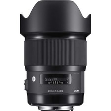 Sigma 20 mm f/1.4 DG HSM obiettivo artistico per Canon EF