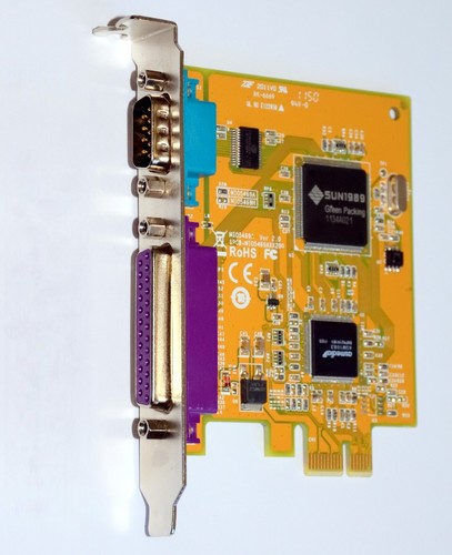 Scheda pci express parallela - scheda,