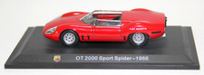 METRO USATO 1:43 AUTO DIECAST ABARTH OT 2000 SPORT SPIDER 1966 EDI 3 VARIE