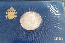 1991 vatican city 500 lire - 1991, city: