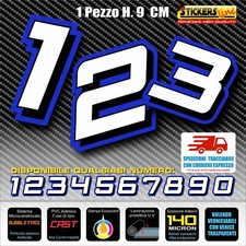 Adesivi numeri gara - ,