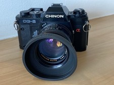 Chinon CG-5 con 50 mm f 1,4 + Exacta 35-70 mm f 3,5-4,6, baionetta Pentax-K