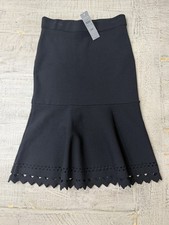 Gonna Ann Taylor nera smerlata