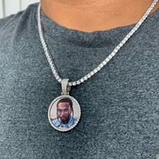 Ciondolo foto argento sterling