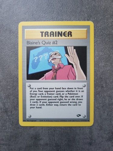 Carte pokémon gym challenge - gym,