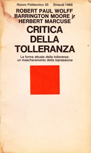 Critica della tolleranza la - critica,