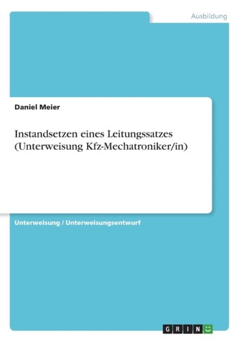 Meier instandsetzen eines - -,