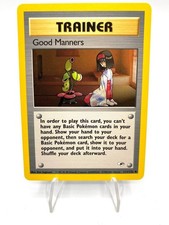 Carta pokemon Good Manners