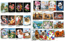 canovaccio MARGOT mezzopunto art 72 cm.30x40 mezzo punto (senza matassine)