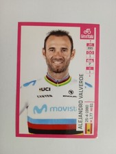 FIGURINA PANINI 2019 GIRO D'ITALIA 102° MOVISTAR VALVERDE n 275 CON VELINA