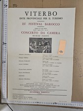 MANIFESTO FESTIVAL BAROCCO