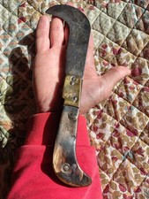 ANTICO COLTELLO PIEMONTESE a roncola da collezione