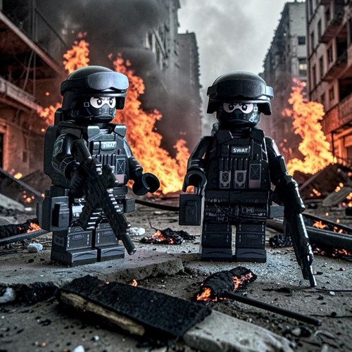 Minifigure soldatino militare