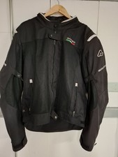 GIACCA MOTO 4 STAGIONI ACERBIS RUBY CE NERO BIANCO TG XL TRE STRATI IMPERMEABILE