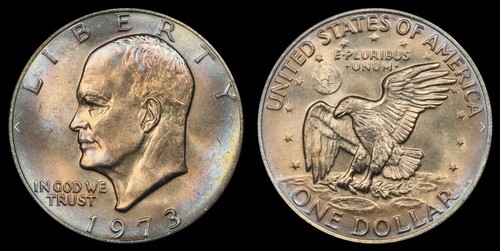 1973 clad eisenhower - 1973, ike