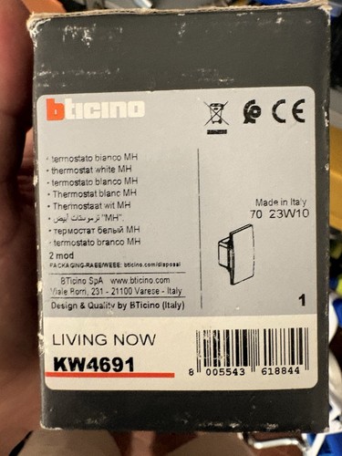 Bticino living now termostato - living,