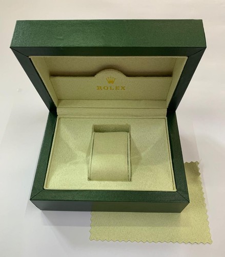 Vintage scatola orologio verde - scatola,