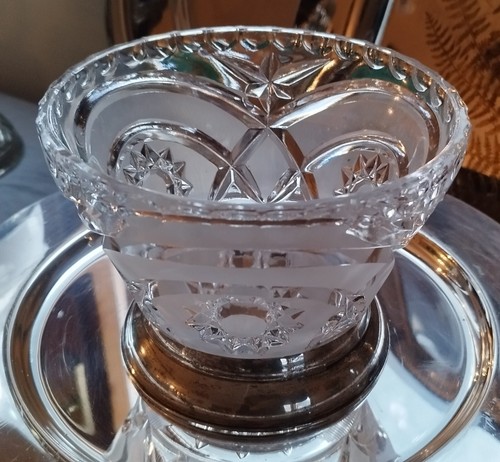 Vaso cristallo tagliato - in,
