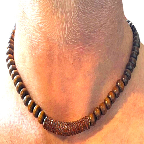 Collana swarovski con - , zirconi