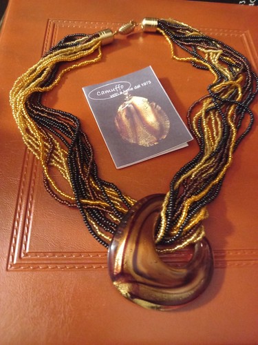 Collana donna vetro murano - collana,