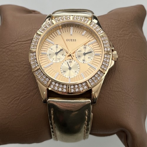 Guess gold tone leather - tone,