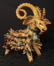 F.lli Solimene vietri – Capra in ceramica vietrese – Scultura vintaga anni ‘60