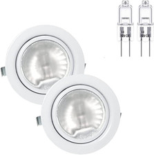 Set Di 2 Faretti Con Lampada