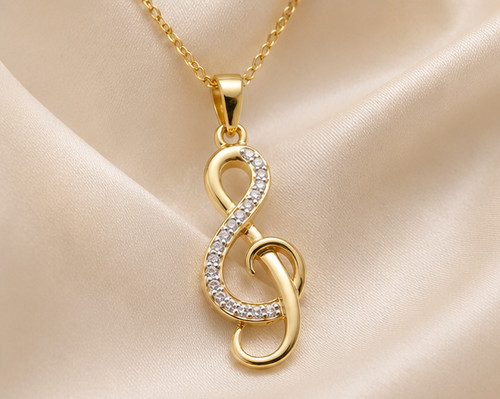 Collana con ciondolo - , musica